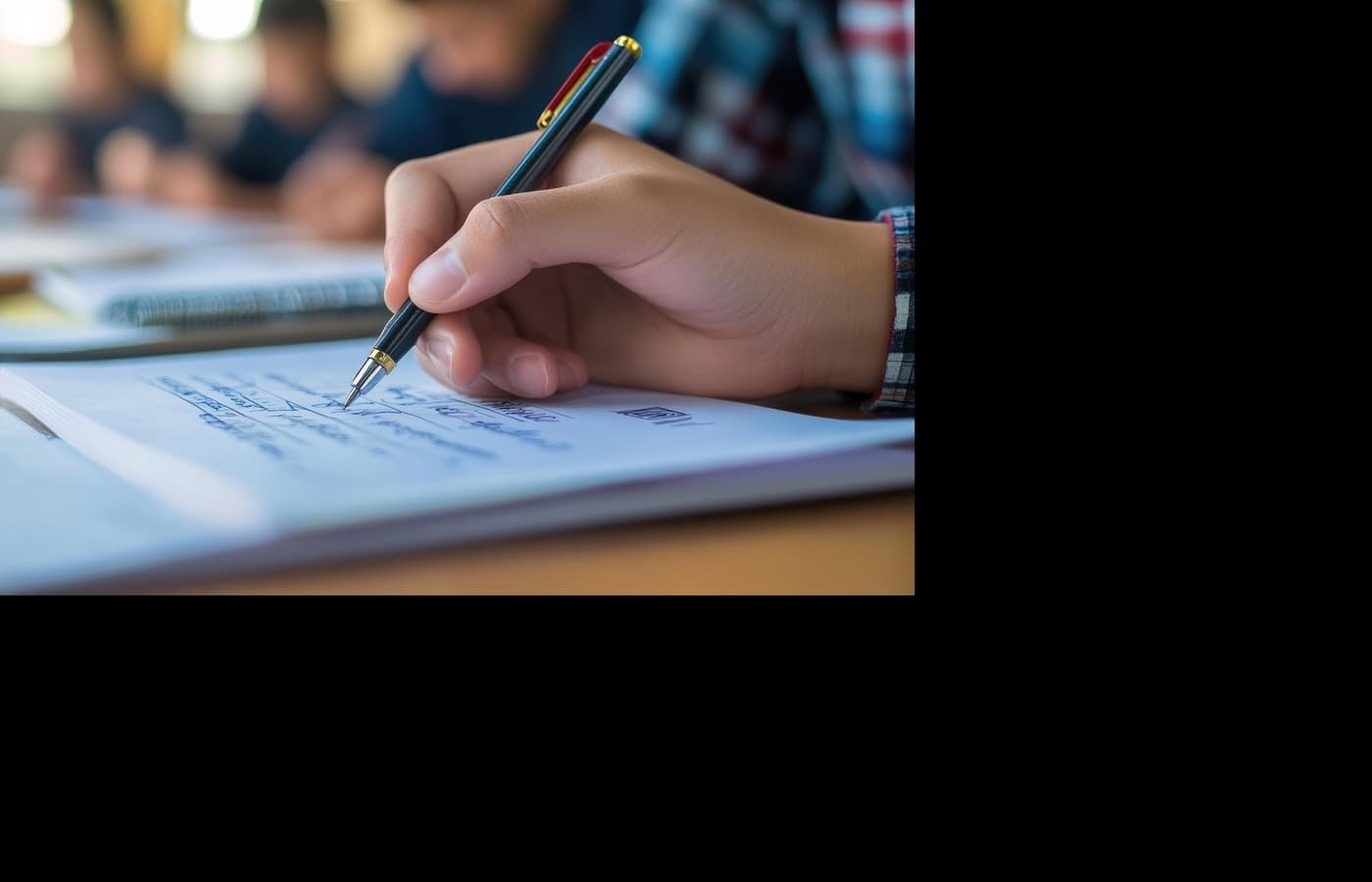 Student writing in a notebook to represent steady study progress and learning momentum